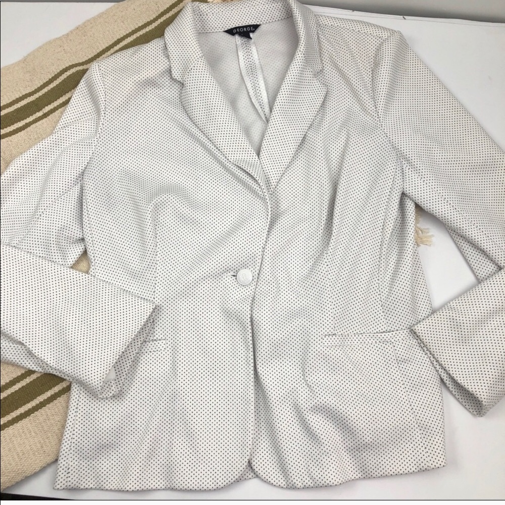 George Polka Dot Blazer Size 12